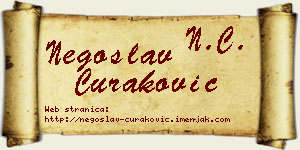 Negoslav Curaković vizit kartica
